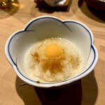 Tori yoshi - 大根おろしとうずらの卵