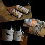 柳家 - 店主セレクトはトスカーナのカベルネソービニョン＆メルロー、地酒の鳩燗