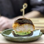 さんま半立ち食堂 - 海老カツバーガー