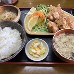 Doraibuin Harajuku - 唐揚げ定食（¥1,260）