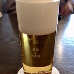 内田日和 - コレは２度注ぎ。泡がフワフワ…