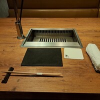 焼肉うしごろ 西麻布本店 - 私が案内されたテーブルです。