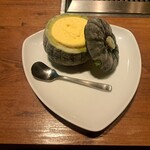 焼肉うしごろ - まるごとかぼちゃのアイスクリームです。