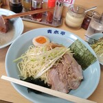 ラーメン青木亭 - 料理写真:つけ麺(中)➕ネギ丼(〃∇〃)