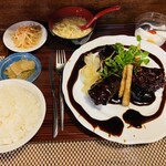 Reirei Chuubou - 黒酢酢豚(小)定食