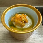 さんま半立ち食堂 - フグの茶碗蒸し