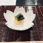 肉匠なか田 - 筍のゼリー寄せ　付き出し