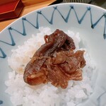 味享 - 牛肉の時雨煮。京味系ではこちらの井上さん仕立てが一番口に合います