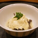 味享 - ●炊き合わせ
      揚げわらび、湯葉