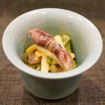 味享 - ●和え物
      ホタルイカ、赤貝、うるい、わけぎ