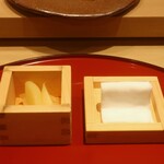 鮨 しみづ - おつまみがりとフィンガーガーゼ