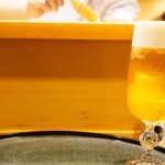 味享 - まずは生ビールで乾杯！