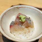 日本料理FUJI - ヒラアジの漬けご飯