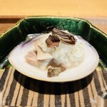 日本料理FUJI - 蛤の飯蒸し、ふきのとう