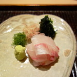 神楽坂 石かわ - 鯛のおつくり