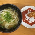 多田製麺所 - かけうどん小＋イカ天