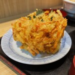 そばいち - 肉小丼セット＋かき揚げ＋たまご