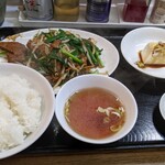 中華料理明華 - レバニラ定食・・・890円（税込）