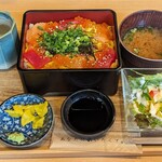 ネオ和食居酒屋 あなたに会いたくて。 I miss you - 海鮮重定食¥1680-