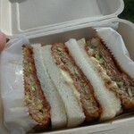 やまぐち - ミンチカツサンド みそ味