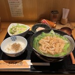 Kyouu Don Kitsunean - 京のきつねうどんセット1155円