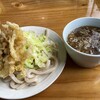 うどん屋 源さん - 肉天ぷらつけめん740円＋きゃべつ100円