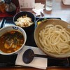うどん 蔵十 - 料理写真: スープカレー風 熱つけ麺＋かやくご飯