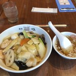 銀座 天龍 - 中華丼、スープ