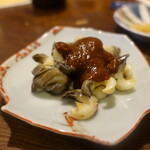 ながらみ酢味噌和え