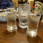 福島屋 - 冷酒一合 （金水晶 純米酒）