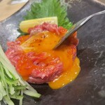 焼肉ダイニングあがり 二十世紀が丘店 - 極みユッケ