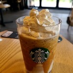 スターバックス・コーヒー - キャラメリーミルクコーヒーフラペチーノ　チョコチップ+ロースト追加