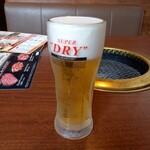 牛角 イオンタウン野田店 - ビールから