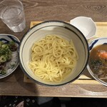 Tosawarayaki Ryuujimmaru - 荒波つけ麺(¥1,089)＋ﾐﾆ鰹漬け丼(¥429)