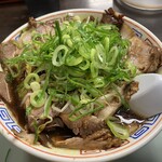 新福菜館 - 中華そば(小)+チャーシュートッピング