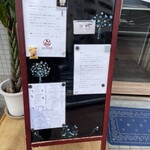 osteria 小川製麺所 - 外看板メニュー