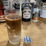 osteria 小川製麺所 - アイスカフェオレ