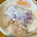 木熊家 - 魚介たっぷりサーモンクラムチャウダーのスパゲッティグラタン