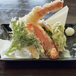 二八そば ひらい - 天ぷら盛り合わせ