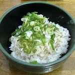 菜麺 - ラードご飯（小）