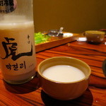 松庵 韓菜房 - 虎マッコリ