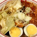 蒙古タンメン中本 - 五目蒙古タンメン＋野菜大盛