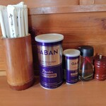 ケンチャンラーメン - 調味料