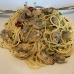 ボーノ - ボンゴレ ビアンコ　（アサリの殻を全て外して）