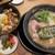 ラーメン こがね家 - 料理写真:わんたん麺800円税込+チャーシュー丼セット250円税込