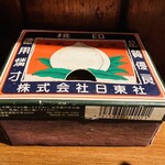 朱楽 - 昭和感満載の大きなマッチ箱✨ヒレ酒の時にも使用✨