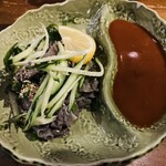 朱楽 - 生センマイ✨自家製のタレが堪らない(๑ᵒ̴̶̷͈᷄ᗨᵒ̴̶̷͈᷅)و✨✨