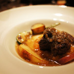 Casa Osano - 短角牛の肩ロースの煮込み　トマトで煮た野菜