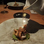 Point - ごぼうのコンソメをかけて