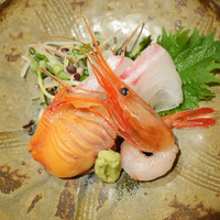 銀座 とよだ - 甘エビ、赤貝、真鯛